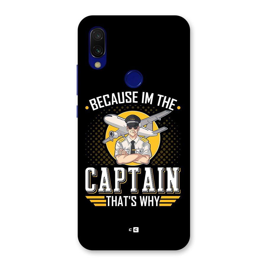 I M Captain Back Case for Redmi Y3