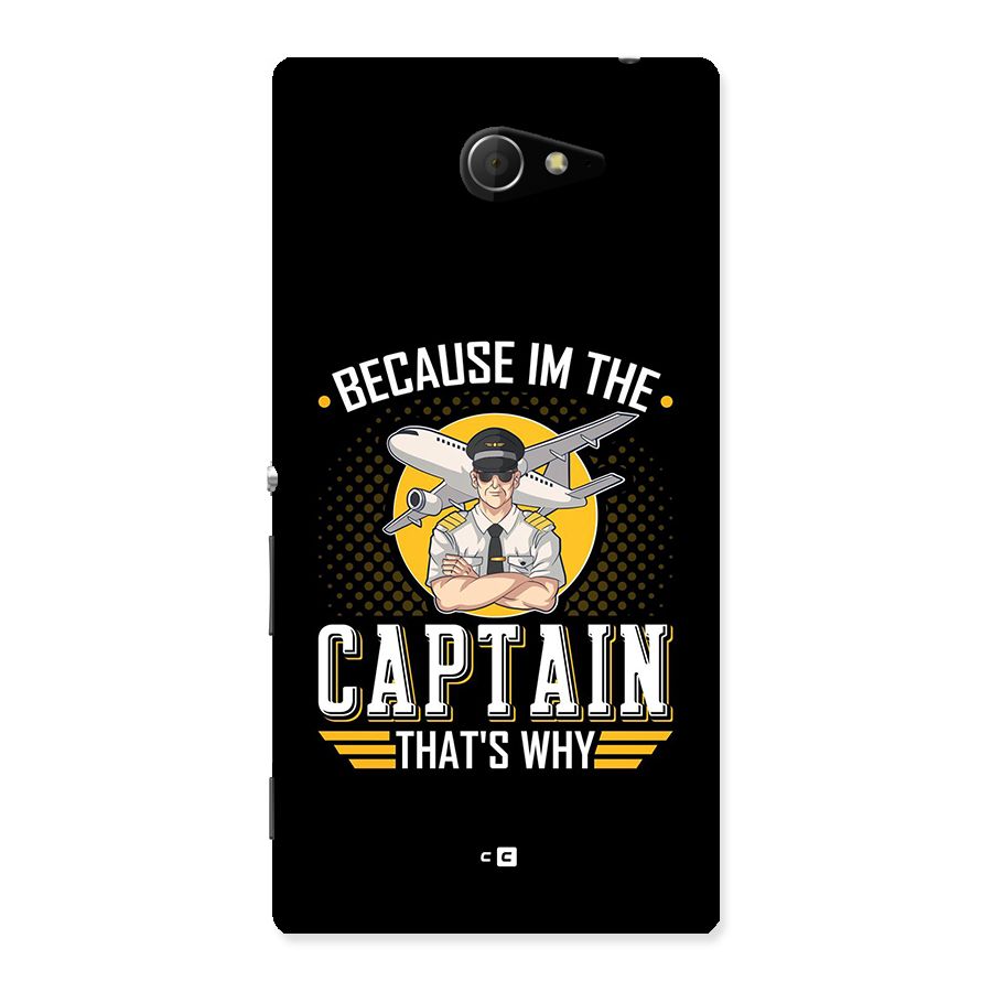I M Captain Back Case for Xperia M2