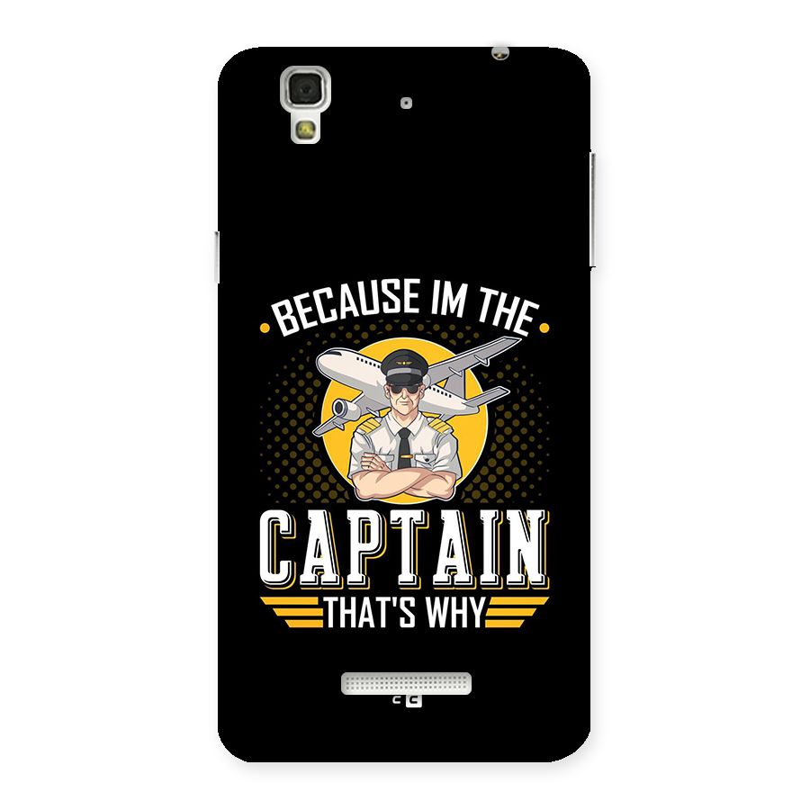 I M Captain Back Case for YU Yureka Plus