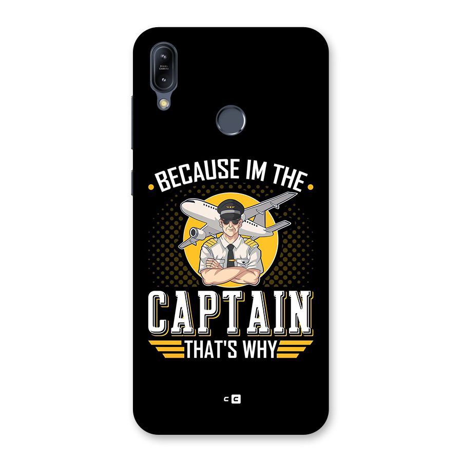 I M Captain Back Case for Zenfone Max M2