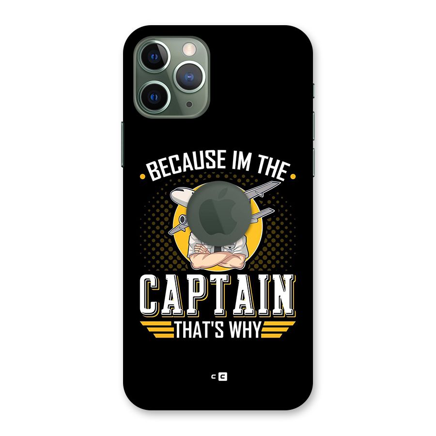 I M Captain Back Case for iPhone 11 Pro Logo Cut