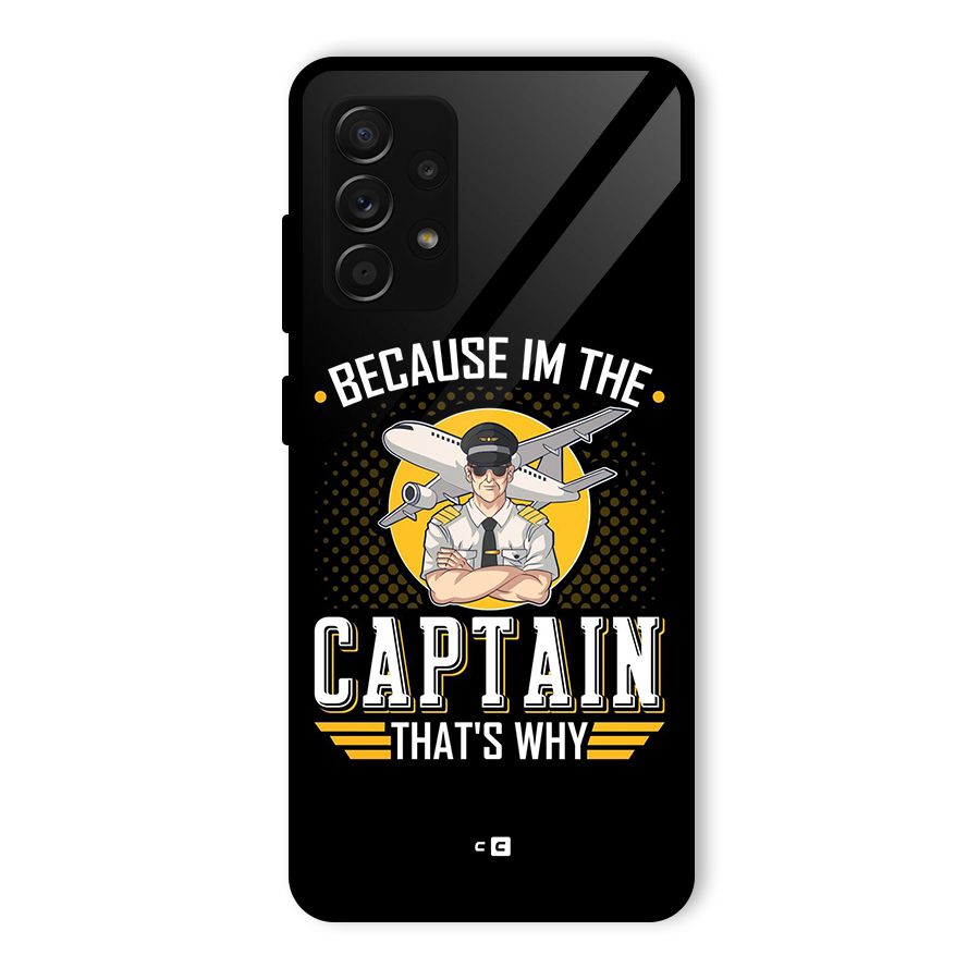 I M Captain Glass Back Case for Galaxy A53 5G