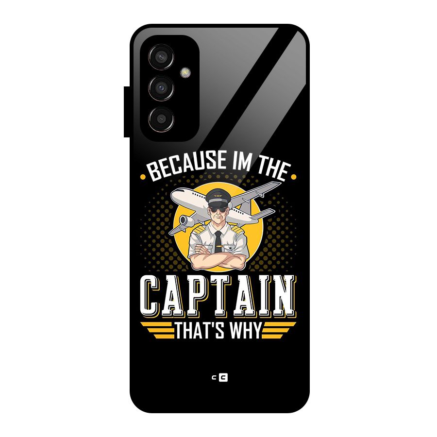 I M Captain Glass Back Case for Galaxy F13