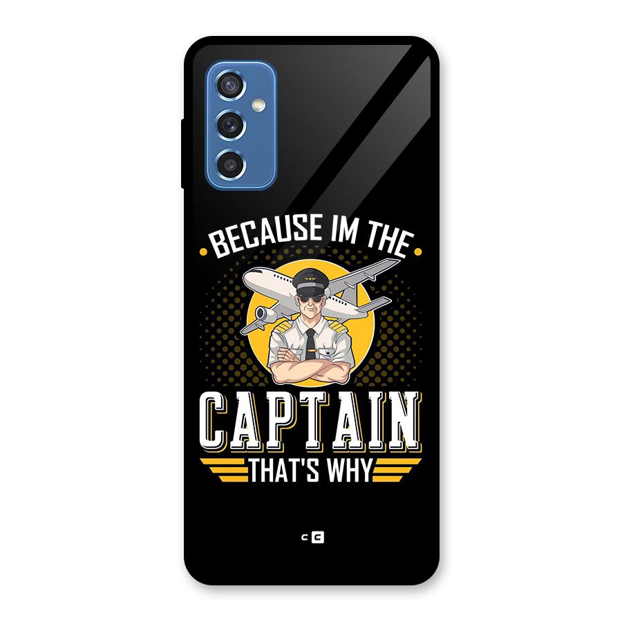 I M Captain Glass Back Case for Galaxy M52 5G