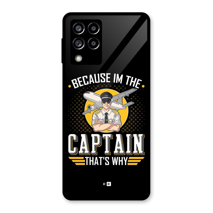I M Captain Glass Back Case for Galaxy M53 5G