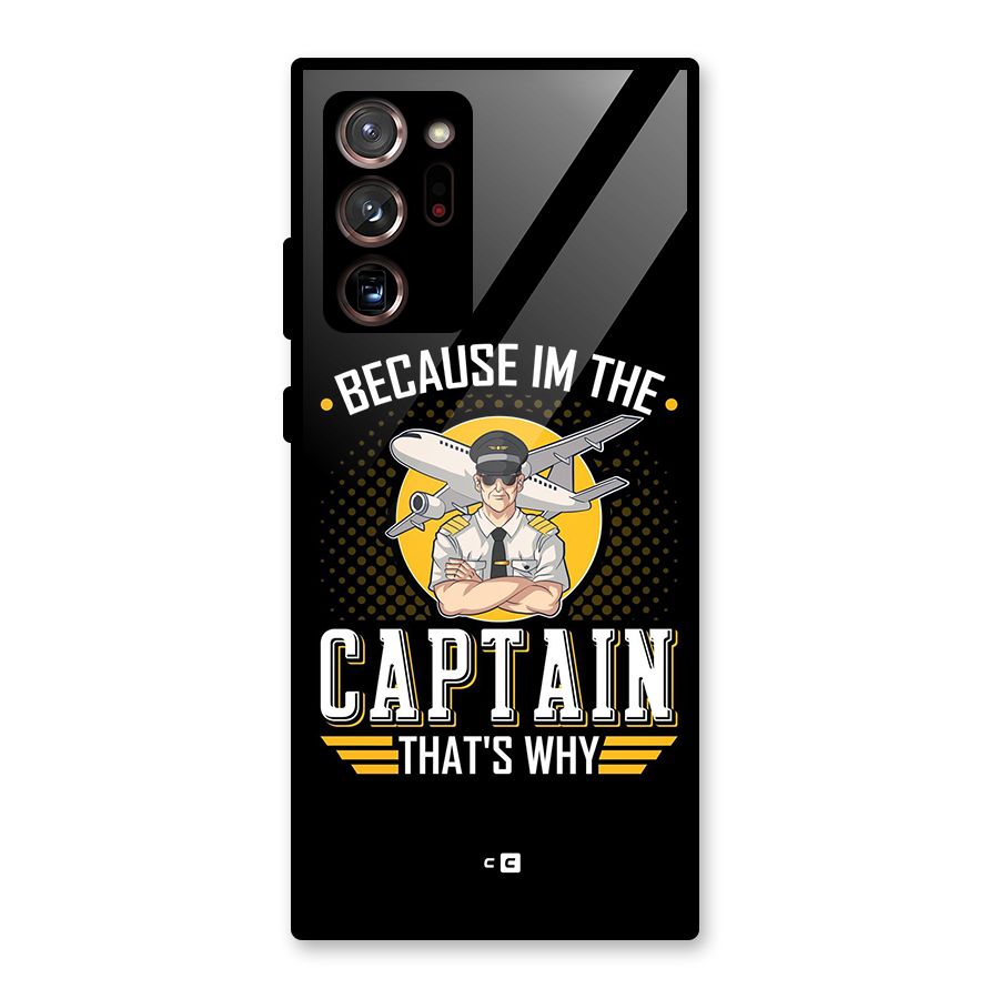 I M Captain Glass Back Case for Galaxy Note 20 Ultra