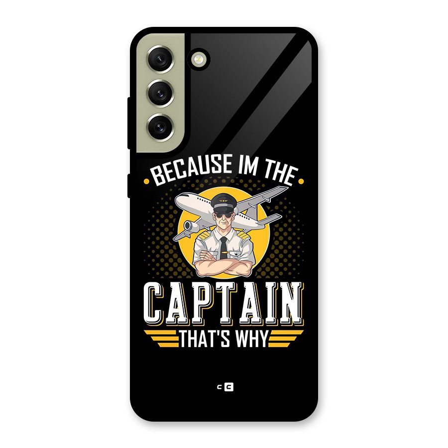 I M Captain Glass Back Case for Galaxy S21 FE 5G