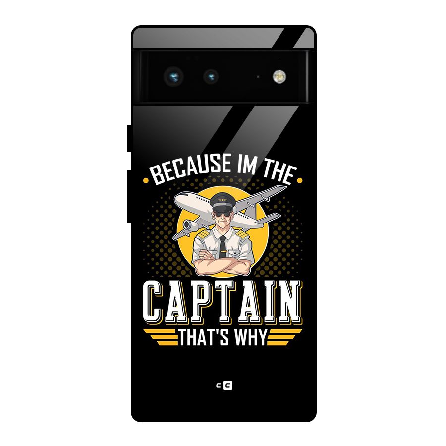 I M Captain Glass Back Case for Google Pixel 6