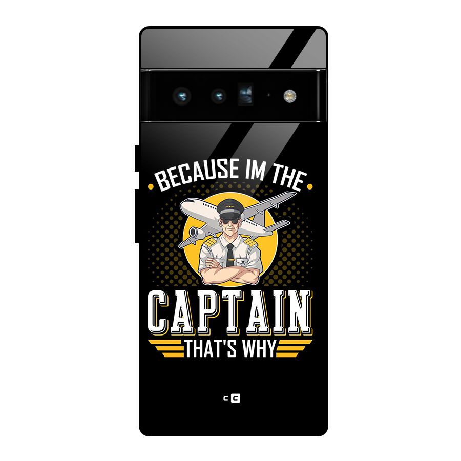 I M Captain Glass Back Case for Google Pixel 6 Pro