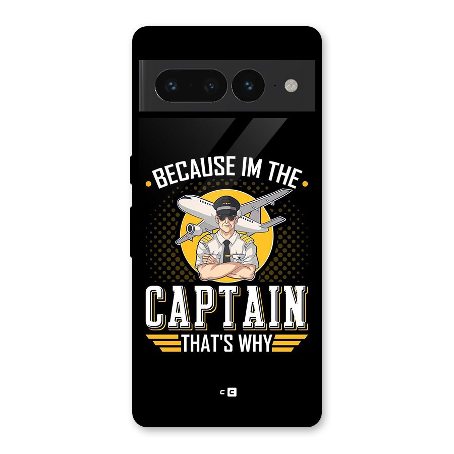 I M Captain Glass Back Case for Google Pixel 7 Pro