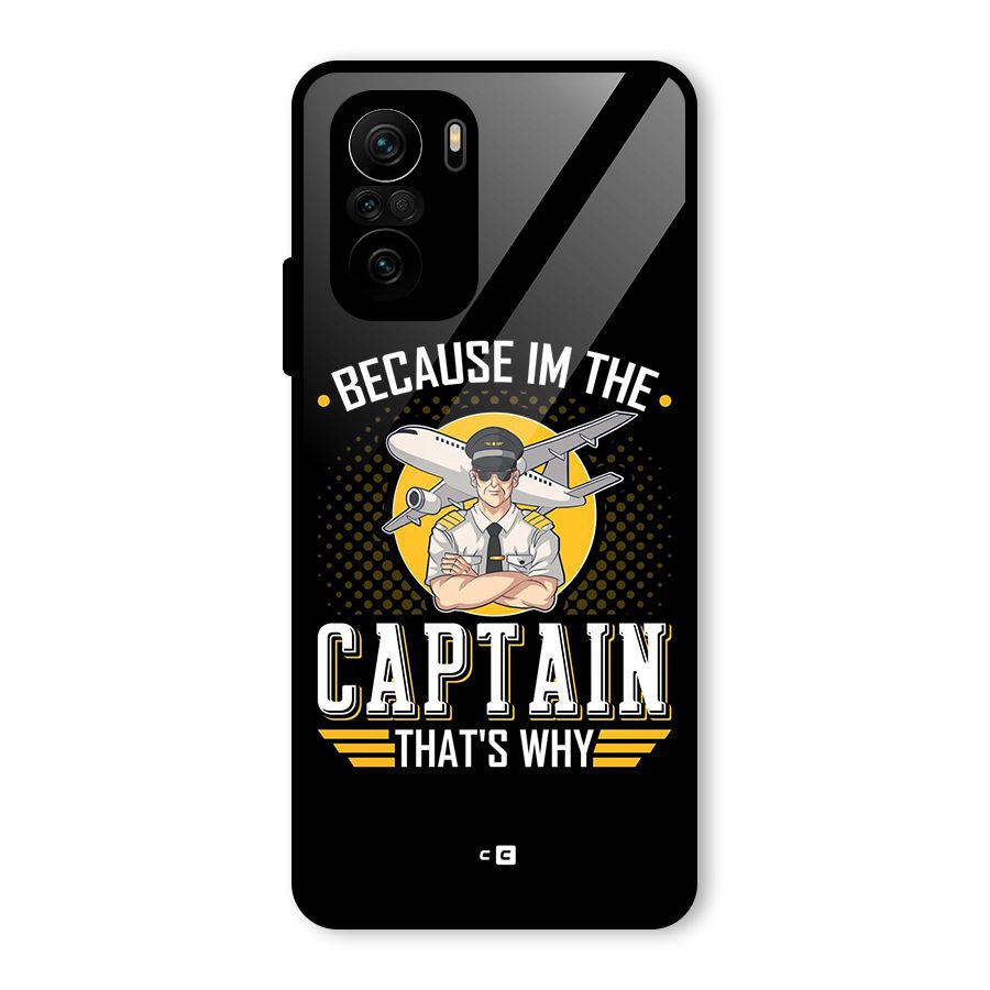 I M Captain Glass Back Case for Mi 11X Pro