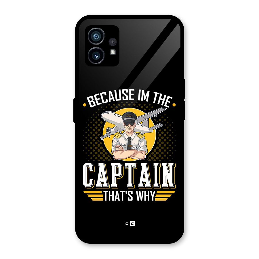 I M Captain Glass Back Case for Nothing Phone 1