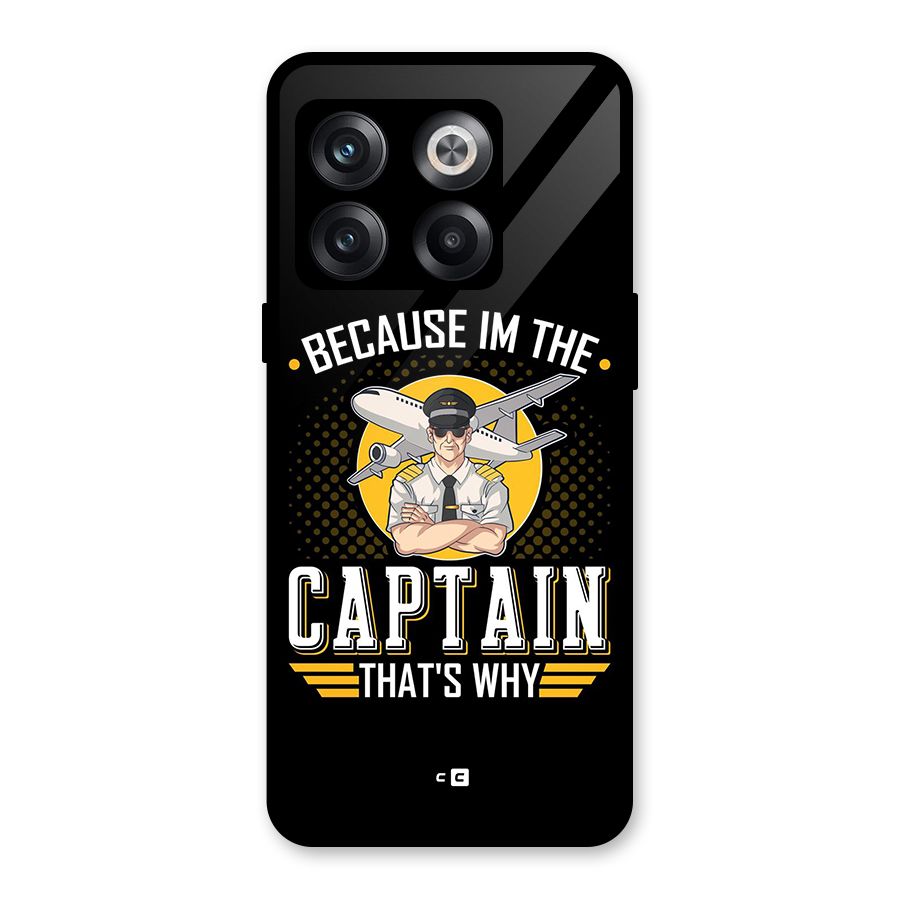 I M Captain Glass Back Case for OnePlus 10T