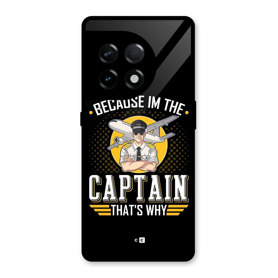 I M Captain Glass Back Case for OnePlus 11R
