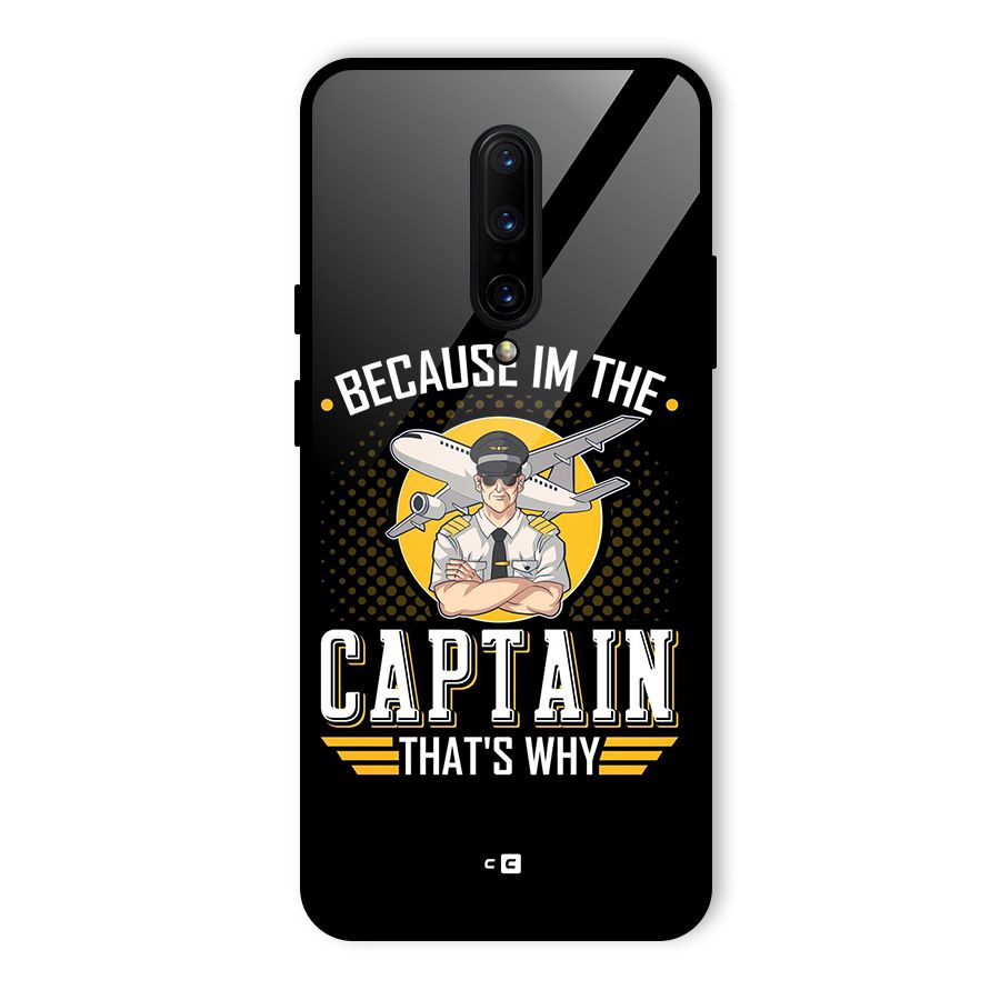I M Captain Glass Back Case for OnePlus 7 Pro