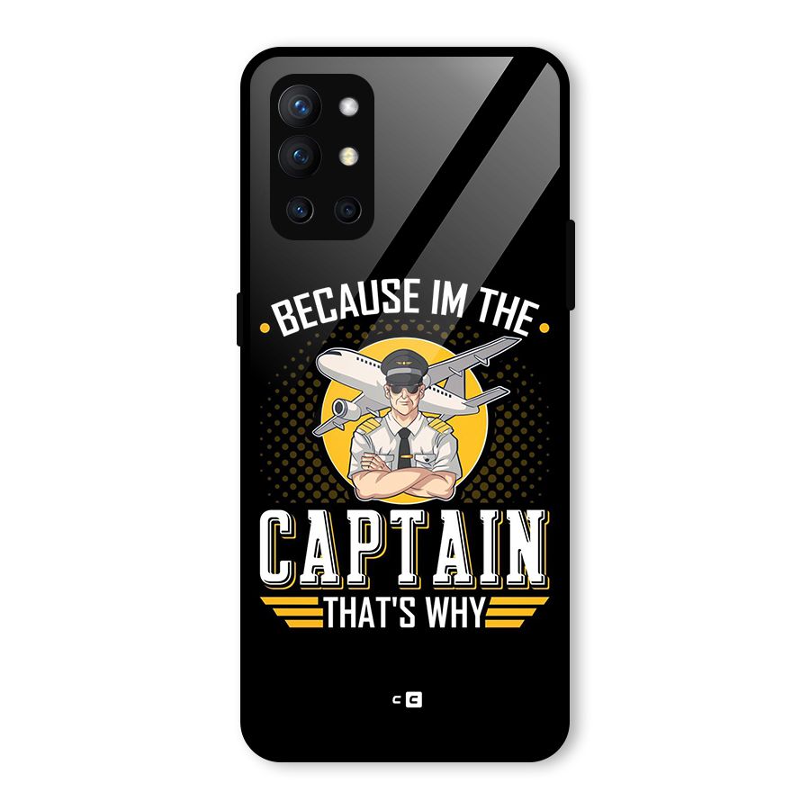 I M Captain Glass Back Case for OnePlus 9R