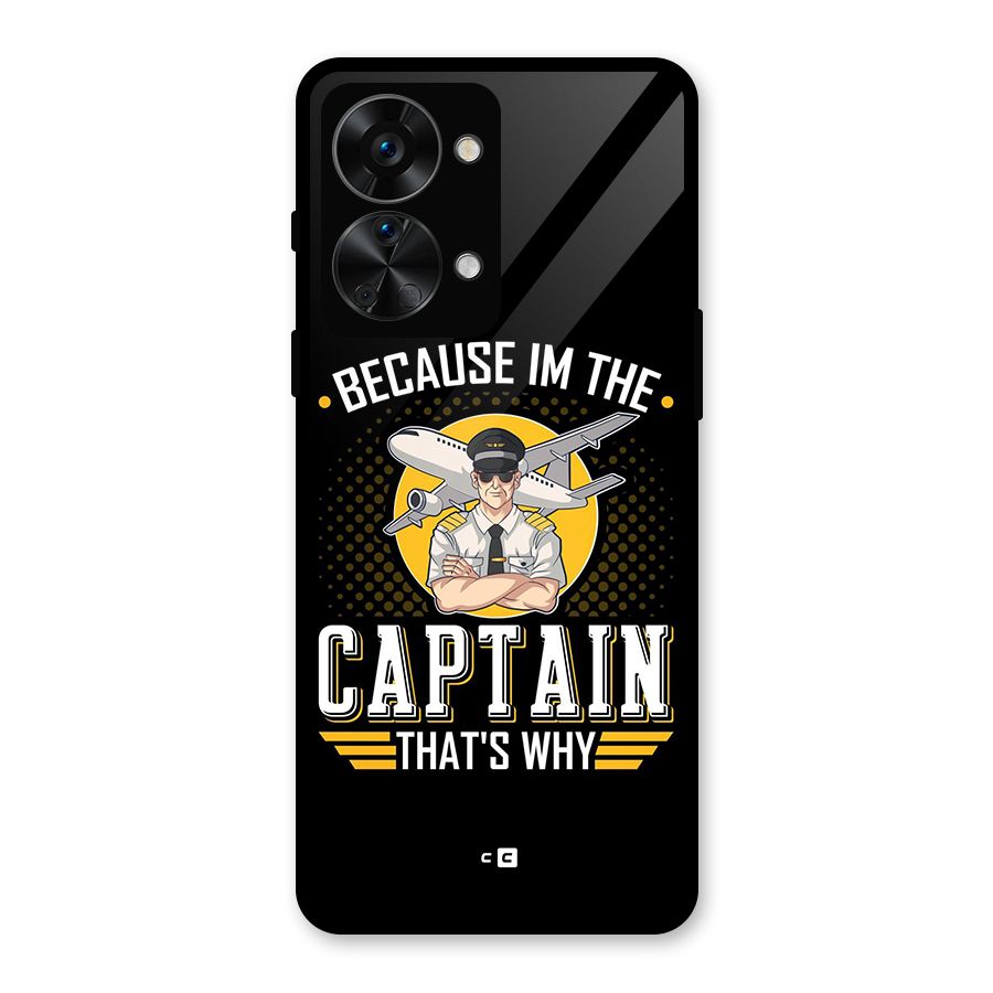I M Captain Glass Back Case for OnePlus Nord 2T