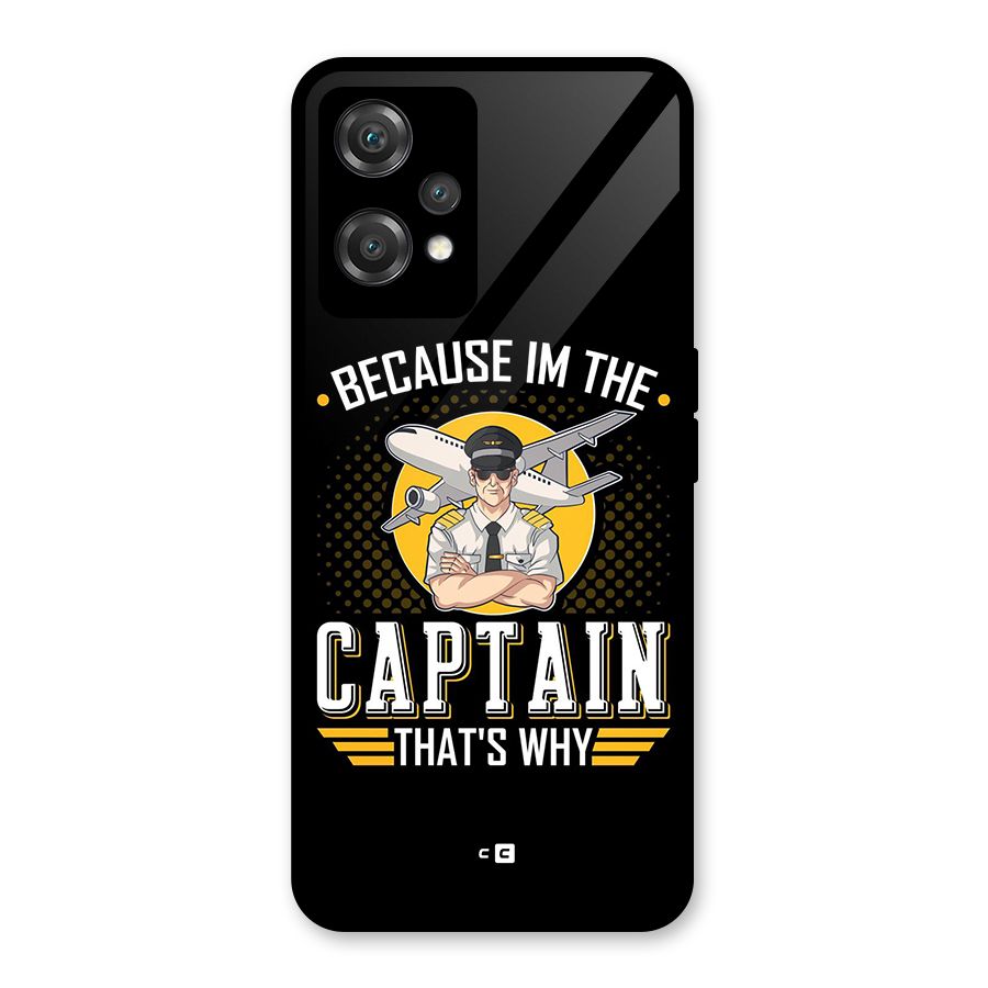 I M Captain Glass Back Case for OnePlus Nord CE 2 Lite 5G