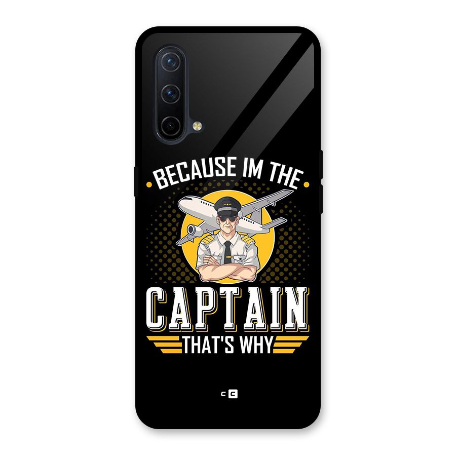 I M Captain Glass Back Case for OnePlus Nord CE 5G