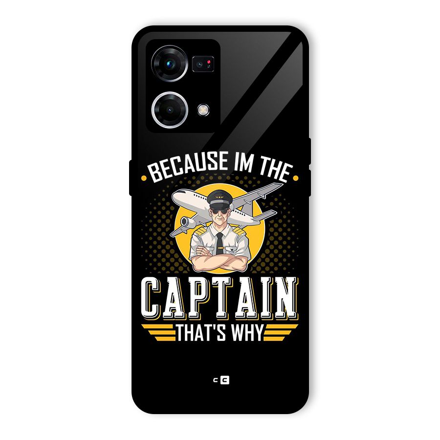 I M Captain Glass Back Case for Oppo F21 Pro 4G