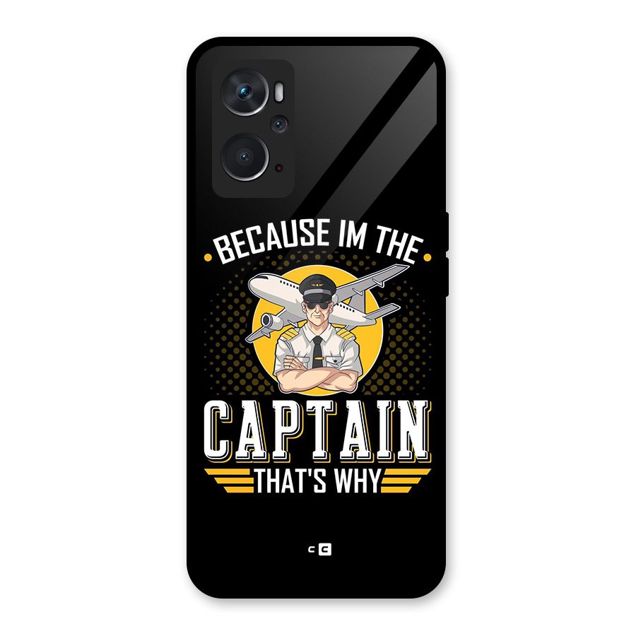 I M Captain Glass Back Case for Oppo K10 4G