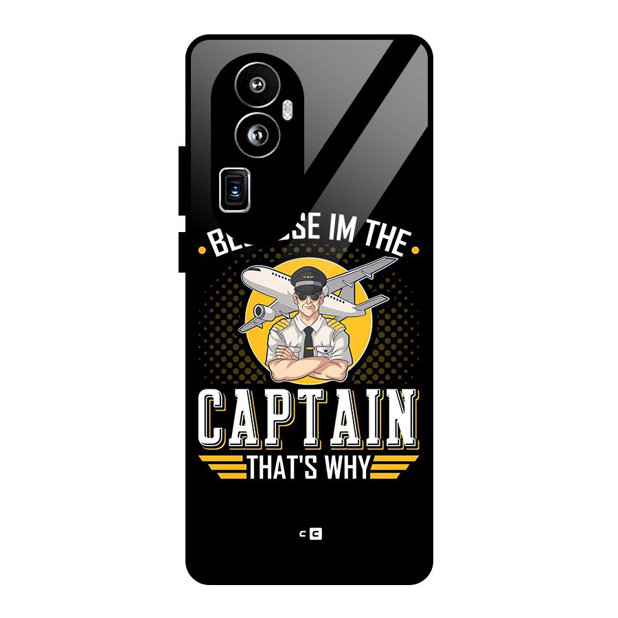 I M Captain Glass Back Case for Oppo Reno10 Pro Plus
