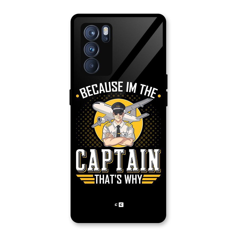 I M Captain Glass Back Case for Oppo Reno6 Pro 5G