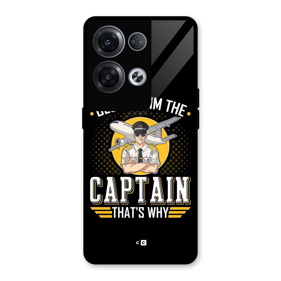 I M Captain Glass Back Case for Oppo Reno8 Pro 5G