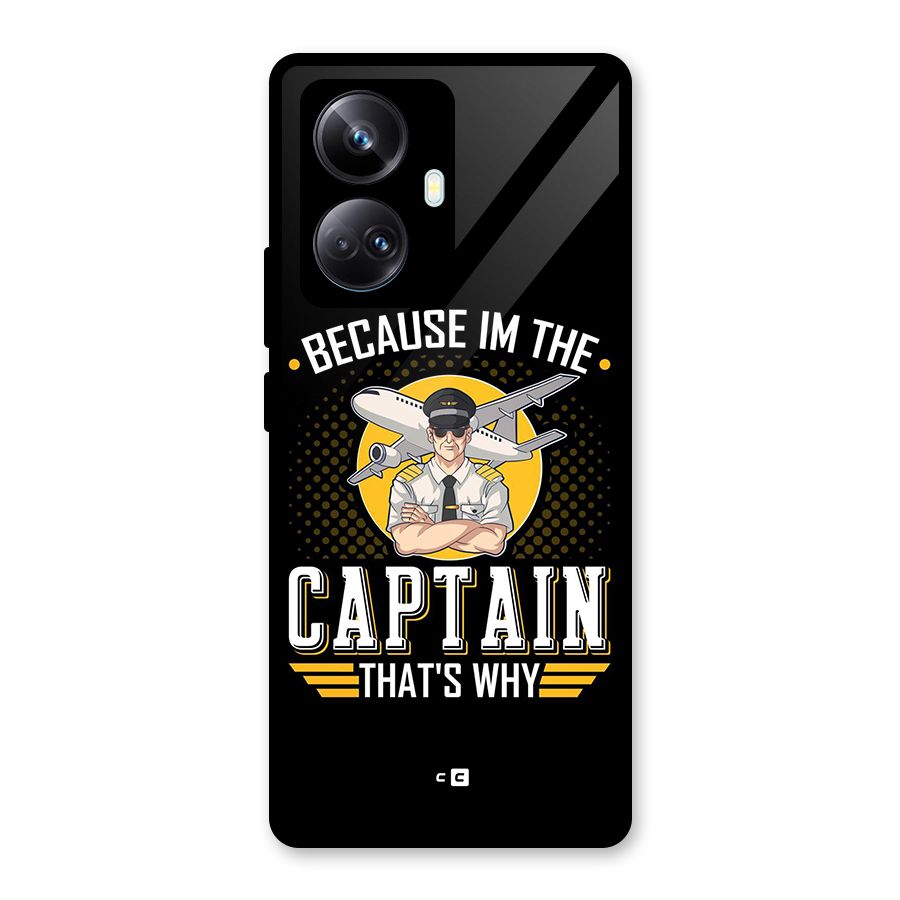 I M Captain Glass Back Case for Realme 10 Pro Plus