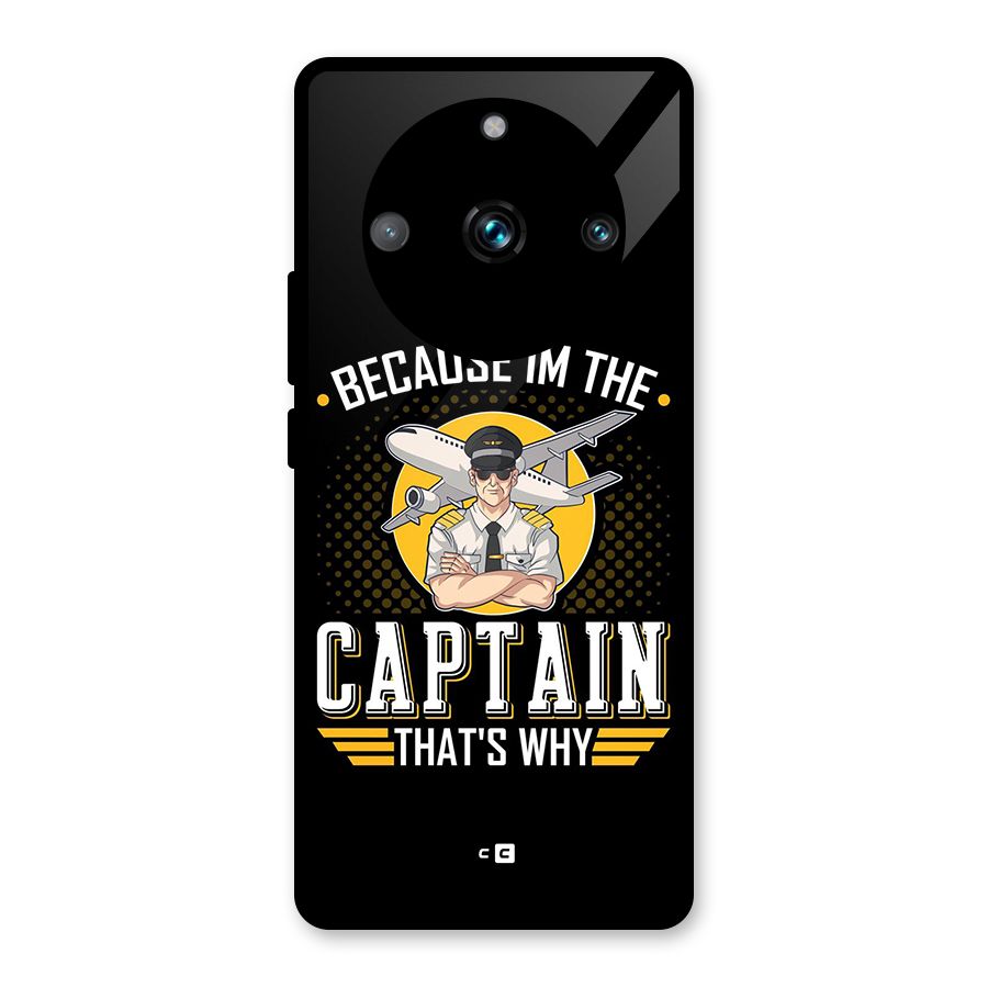 I M Captain Glass Back Case for Realme 11 Pro Plus