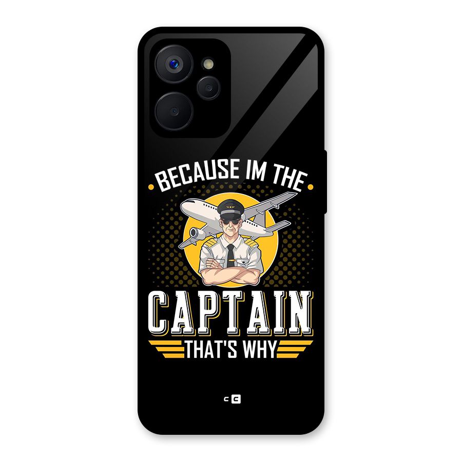 I M Captain Glass Back Case for Realme 9i 5G
