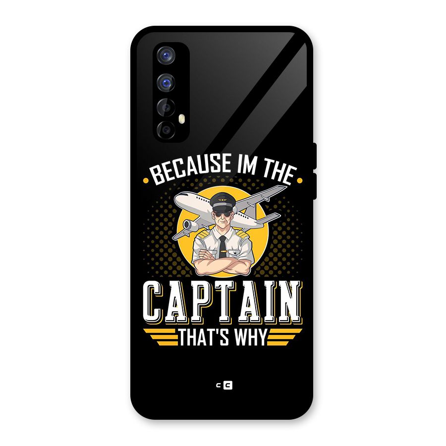 I M Captain Glass Back Case for Realme Narzo 20 Pro