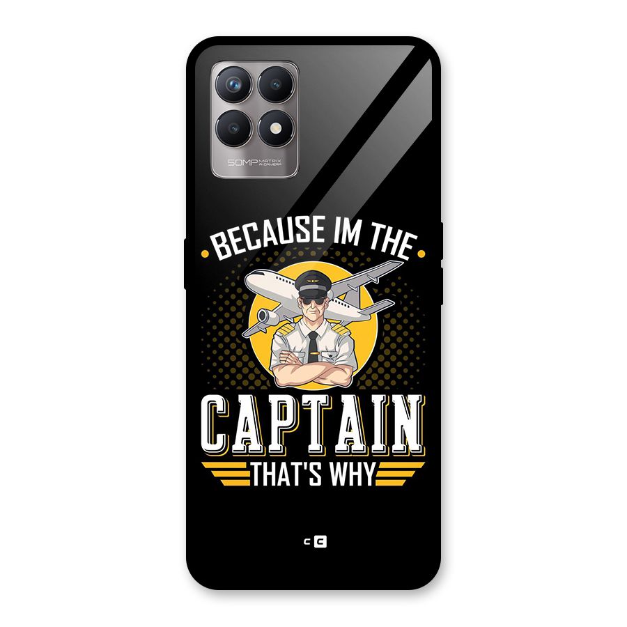 I M Captain Glass Back Case for Realme Narzo 50