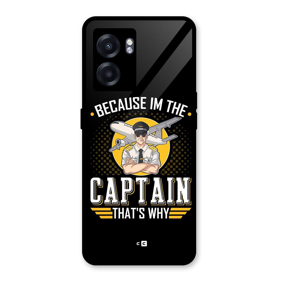 I M Captain Glass Back Case for Realme Narzo 50 5G