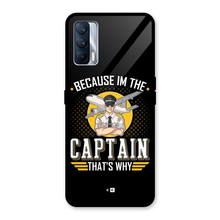 I M Captain Glass Back Case for Realme X7
