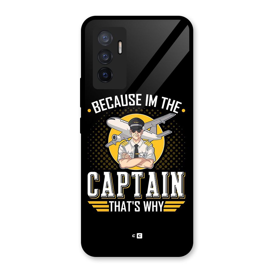 I M Captain Glass Back Case for Vivo V23e