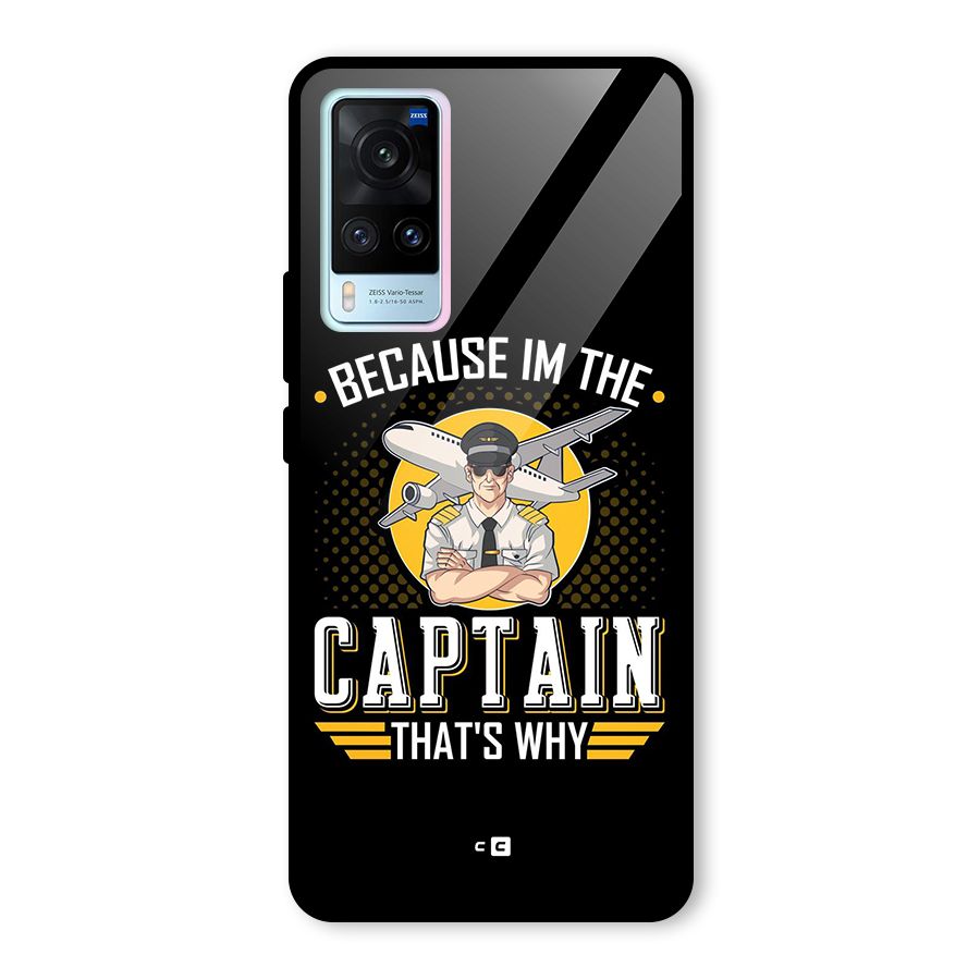 I M Captain Glass Back Case for Vivo X60