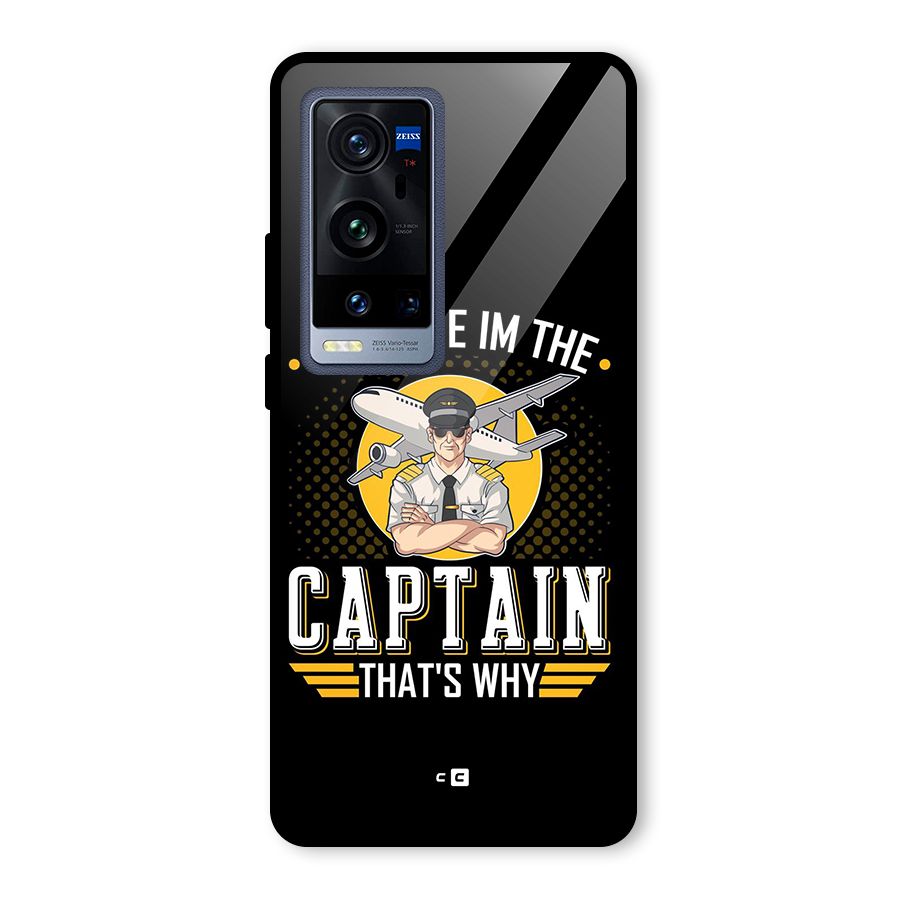 I M Captain Glass Back Case for Vivo X60 Pro Plus