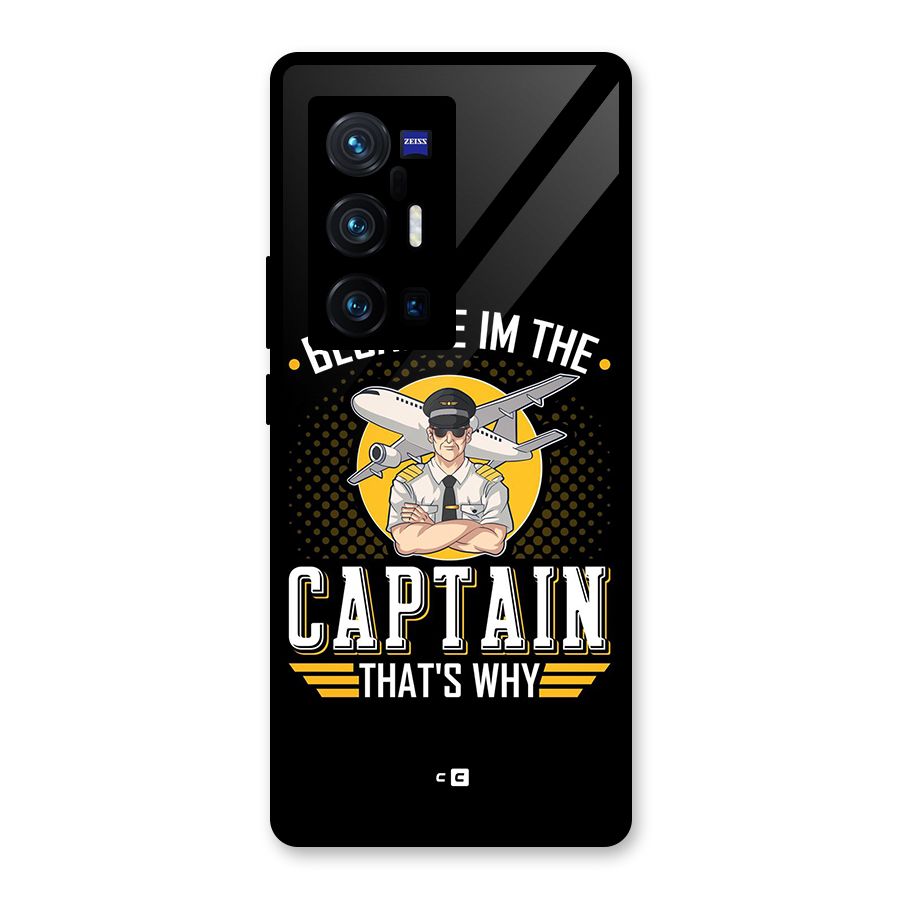 I M Captain Glass Back Case for Vivo X70 Pro Plus