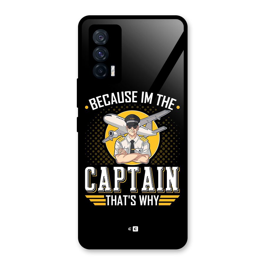I M Captain Glass Back Case for Vivo iQOO 7 5G