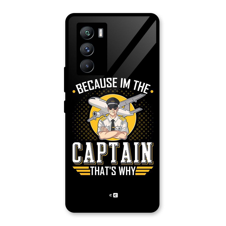 I M Captain Glass Back Case for Vivo iQOO 9 SE