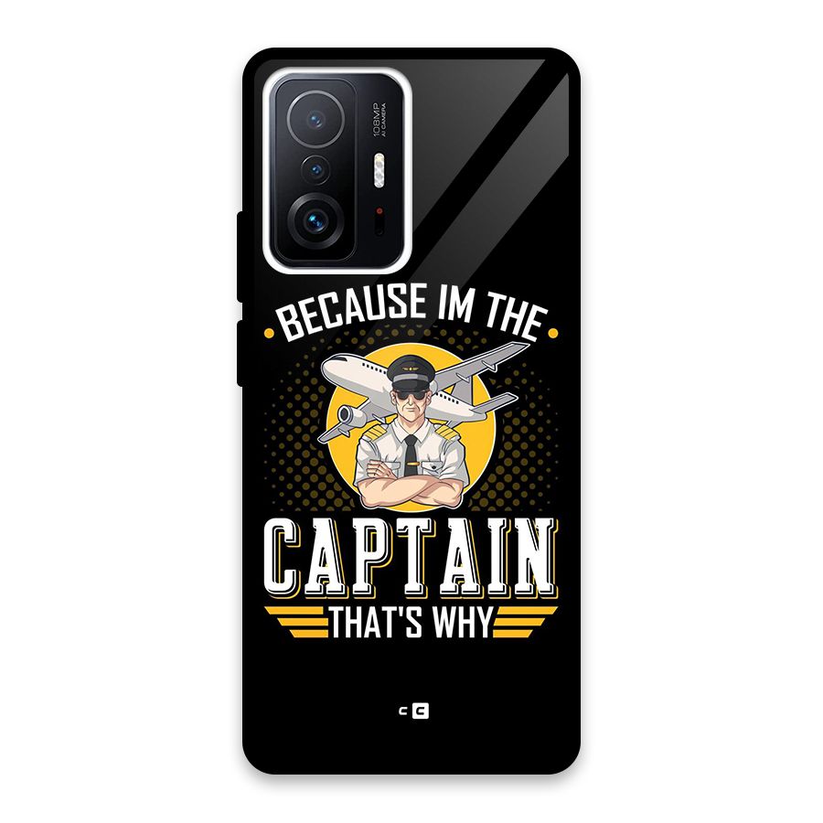 I M Captain Glass Back Case for Xiaomi 11T Pro