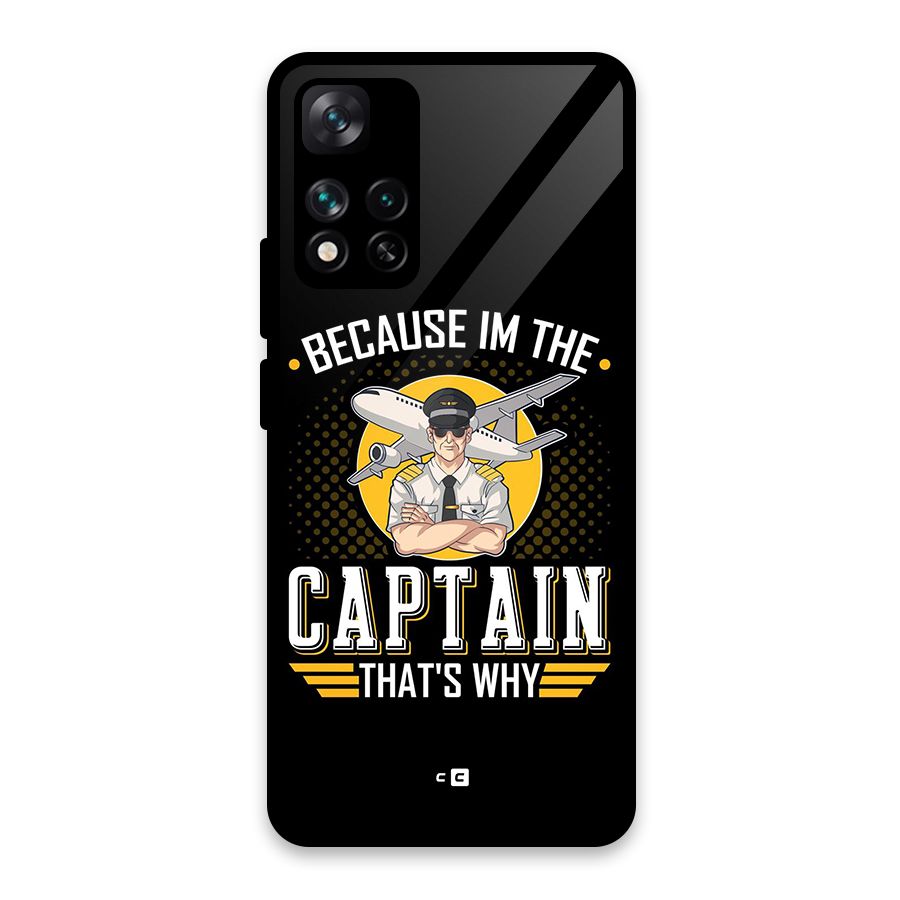 I M Captain Glass Back Case for Xiaomi 11i HyperCharge 5G
