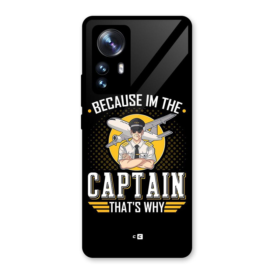 I M Captain Glass Back Case for Xiaomi 12 Pro