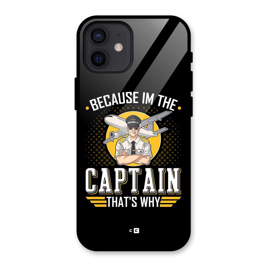 I M Captain Glass Back Case for iPhone 12