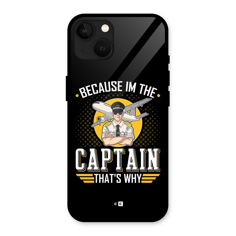 I M Captain Glass Back Case for iPhone 13