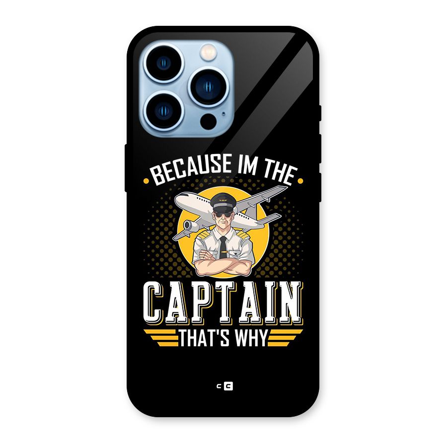 I M Captain Glass Back Case for iPhone 13 Pro