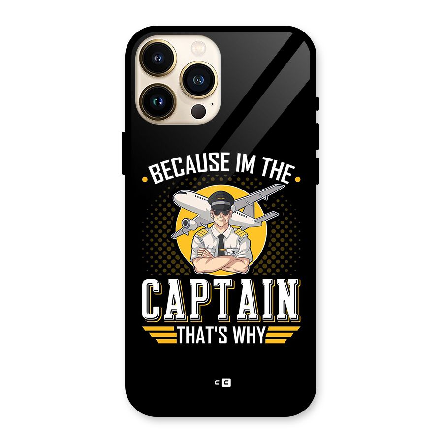 I M Captain Glass Back Case for iPhone 13 Pro Max