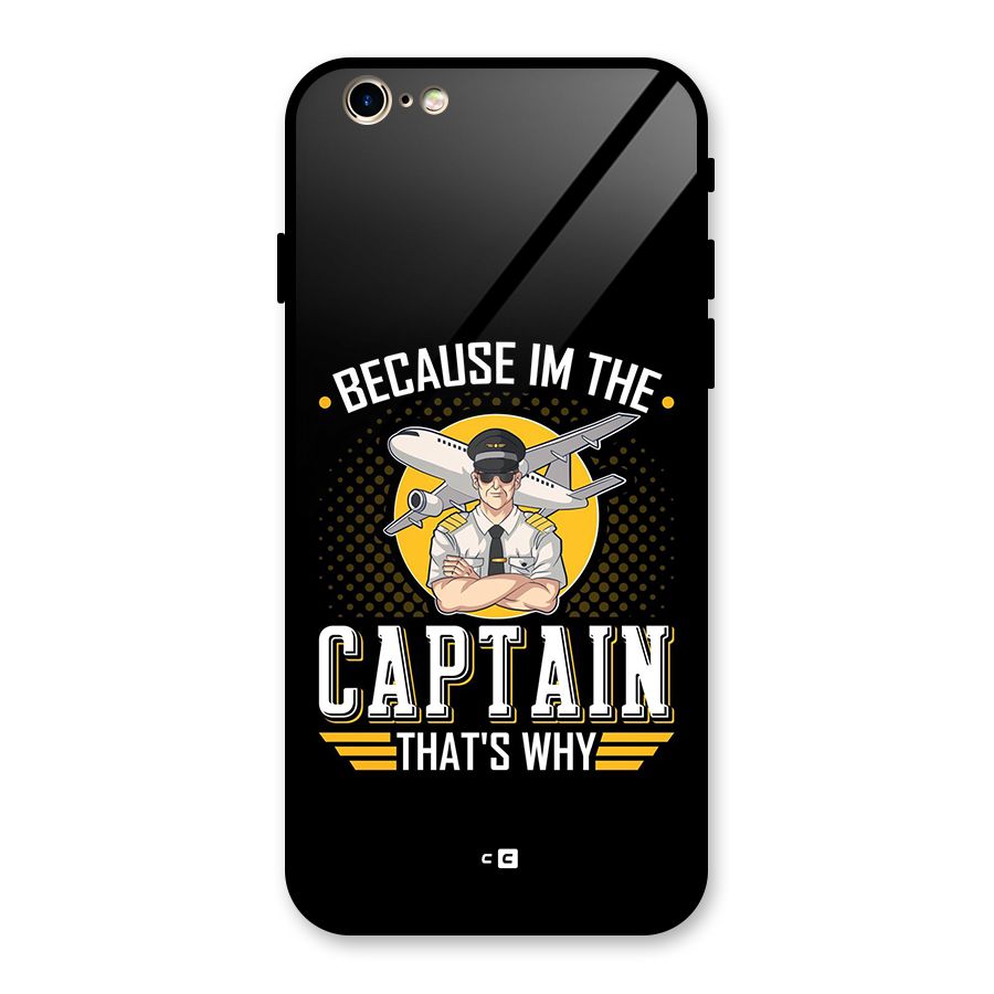 I M Captain Glass Back Case for iPhone 6 6S