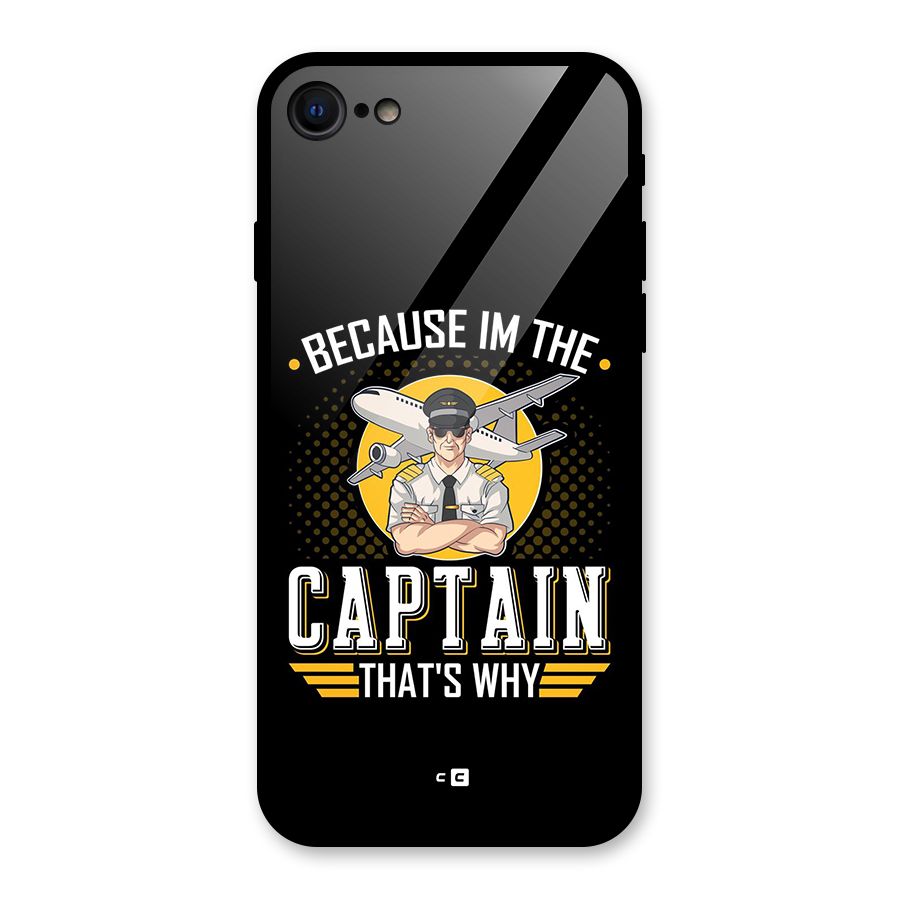 I M Captain Glass Back Case for iPhone 7
